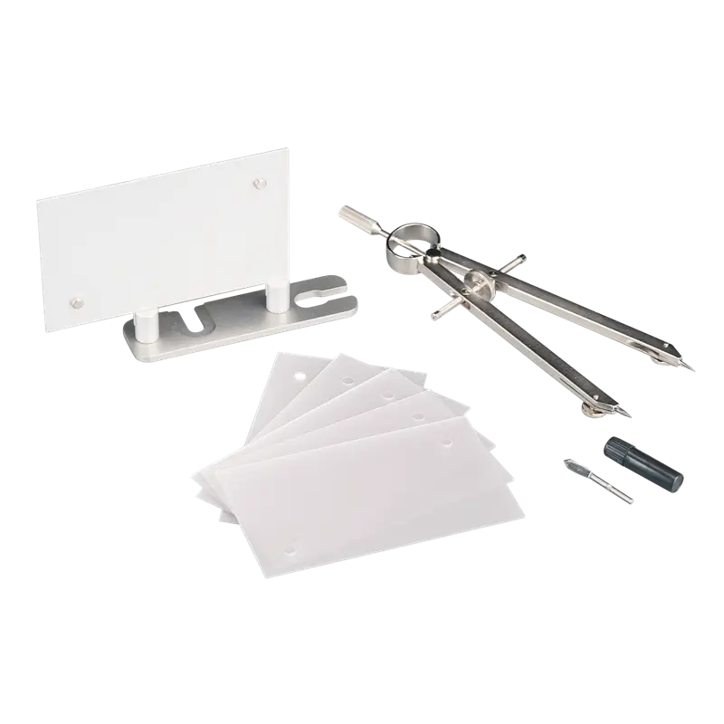 Whip Mix Hanau Broadrick Occlusal Plane Analyzer Plastic Recording - Package of 12