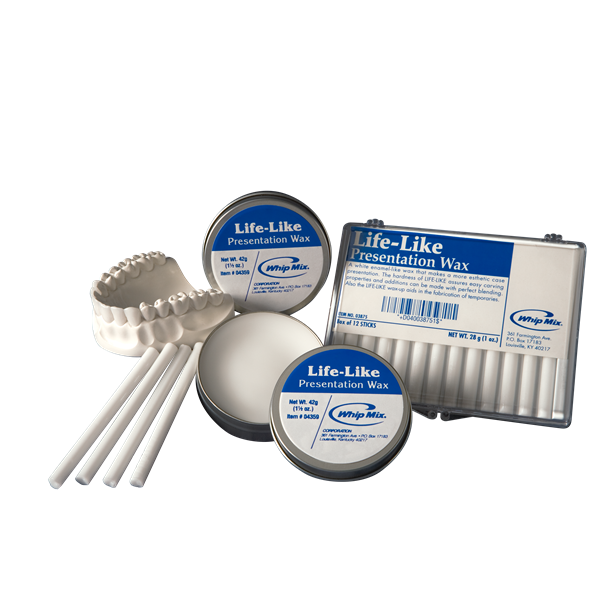 Whip Mix Vericore Life Like Presentation Wax Disc White 98mm x 20mm