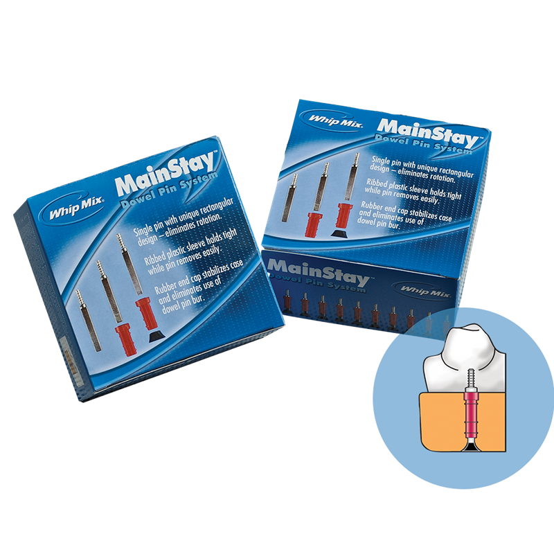 Whip Mix Mainstay II Dual Dowel Pin System Pkg/1000