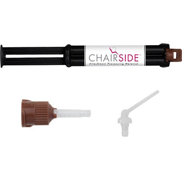 Zest CHAIRSIDE Attachment Processing Material Normal Set, 1-8g (4ml) syringe, 15 brown mixing tips, 1