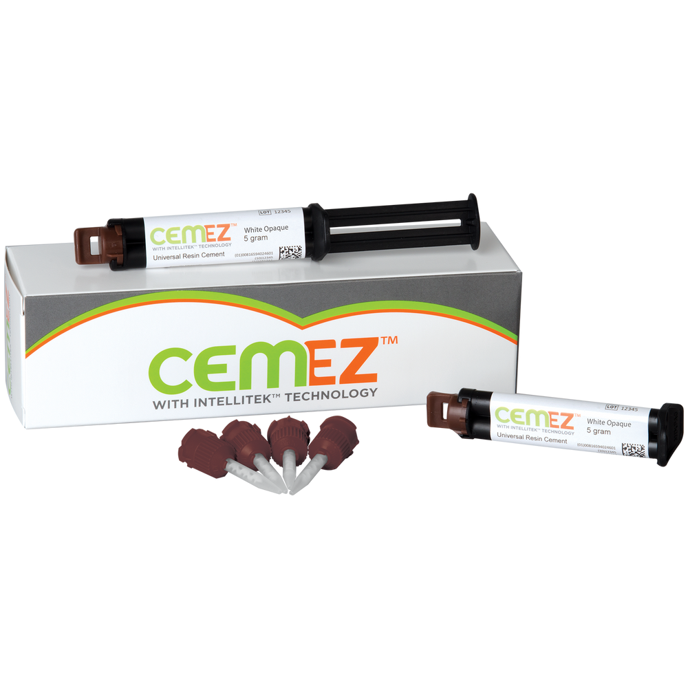 Zest Refill, White Opaque, 2 Syringes (5 gm ea.), 16 Automix Tips