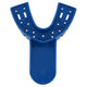 Dark Blue #6 Small Lower Perforated Disposable Impression Tray — 12/Pack