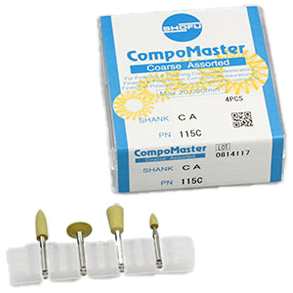 Shofu CompoMaster Coarse Assorted, CA Contra-Angle Kit