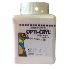 New Stetic Opti-Cryl High Impact Acrylic, Original Shade, Cadmium Free, 1 lb