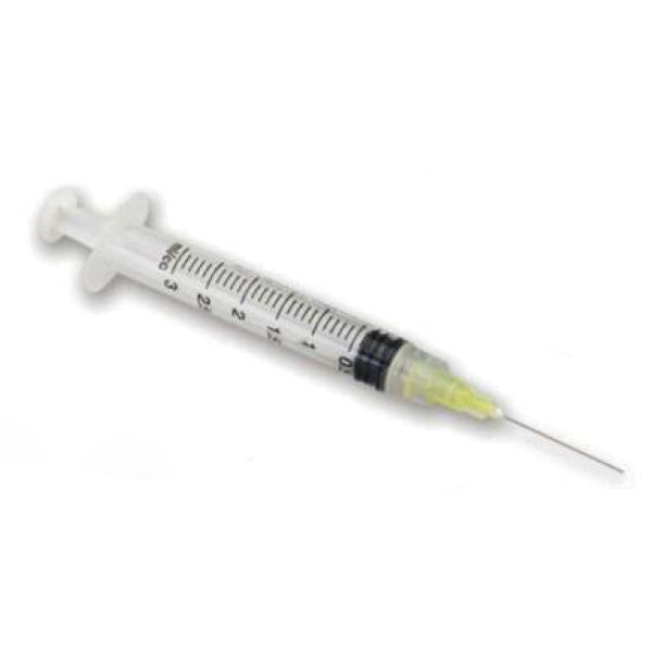 Cargus MARK3 Endo Irrigation Kit 27ga. 3cc, Yellow. Contains 100 X 3 cc luer-lock endo