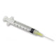 Cargus MARK3 Endo Irrigation Kit 27ga. 3cc, Yellow. Contains 100 X 3 cc luer-lock endo