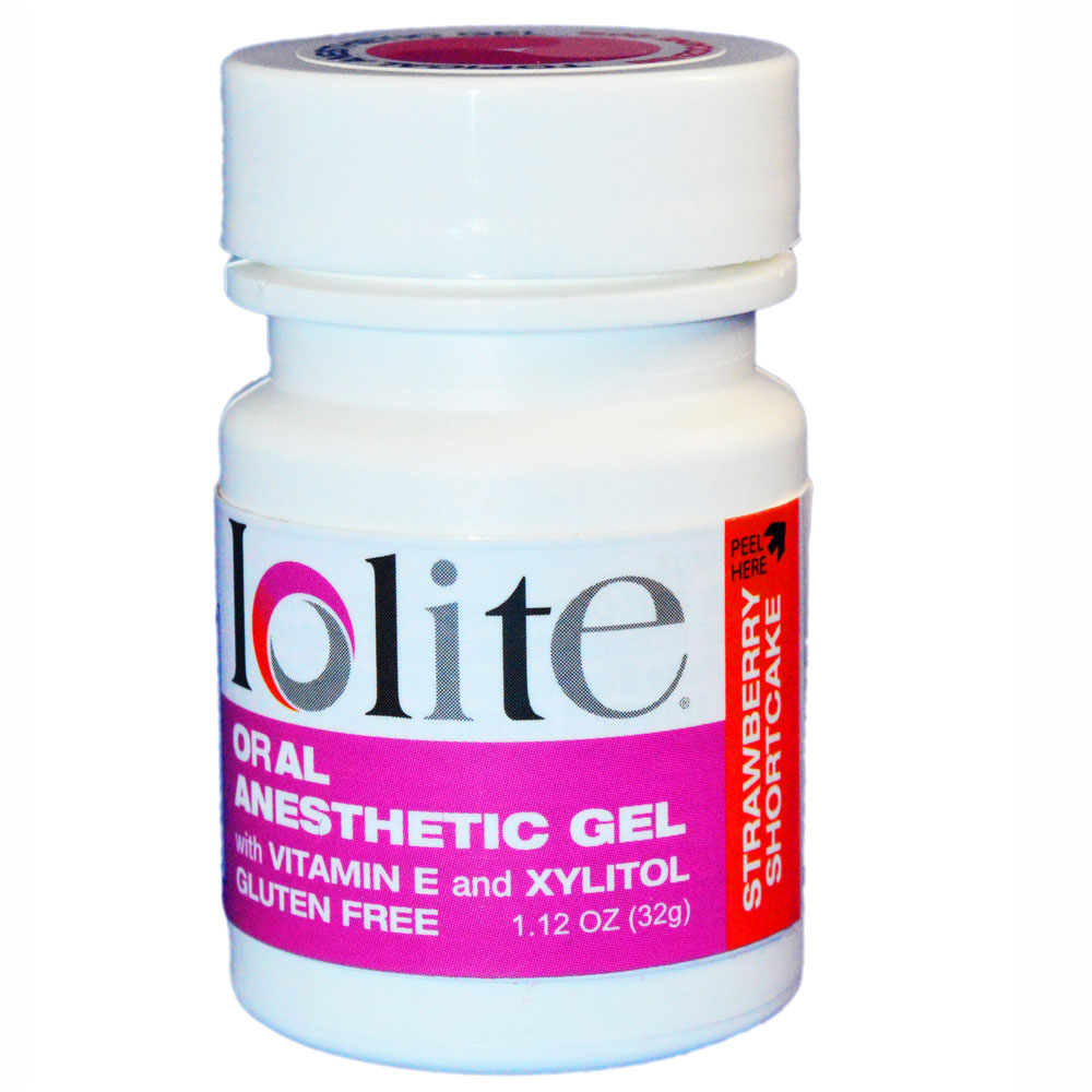 Dharma Iolite 20% Benzocaine Topical Anesthetic Gel, Strawberry Shortcake, 1.12 oz