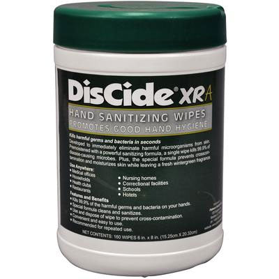 Palmero DisCide XRA Towelettes, 6" x 6 3/4", 160/Can