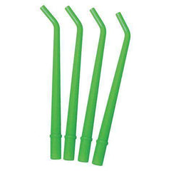 Aspirator Tips, 1/4", Green (Tip ID 4mm, OD 6mm)