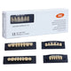 Kaili Synthetic Polymer Denture Teeth, Shade A2, Full Set of 28 Teeth, Size T6