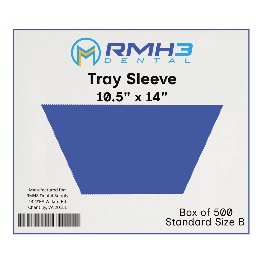 Disposable Tray Sleeves, Standard Size B, 10.5" x 14." Box of 500