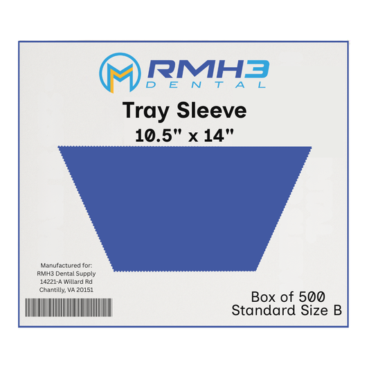 Disposable Tray Sleeves, Standard Size B, 10.5" x 14." Box of 500