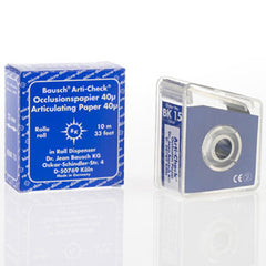 Bausch Arti-Check Micro-Thin Blue Articulating Paper Roll, 40 Microns, 22 mm x 10 m