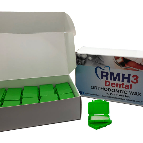 RMH3 Dental Supply Orthodontic Wax Apple Scented 1 Box