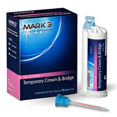 Cargus MARK3 Crown & Bridge Temporary Material, A2, 75gm Cartridge + 10 Mixing Tips