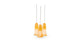 Pulpdent Orange Applicator Tips, 30 ga x 1", Straight, 50/Pkg