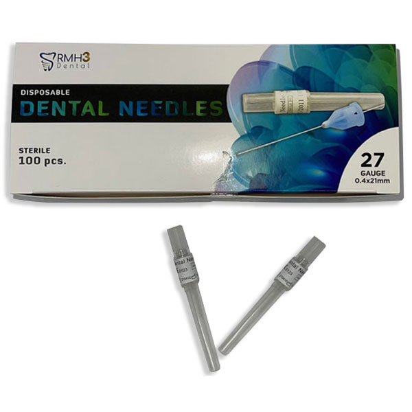 RMH3 Dental Supply Needle 27G x 21mm Universal Type — 100/Pack