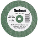 Dedeco Acrylic Base Plate Wheel, 3" x 3/8" — 1/Unit thumbnail 2