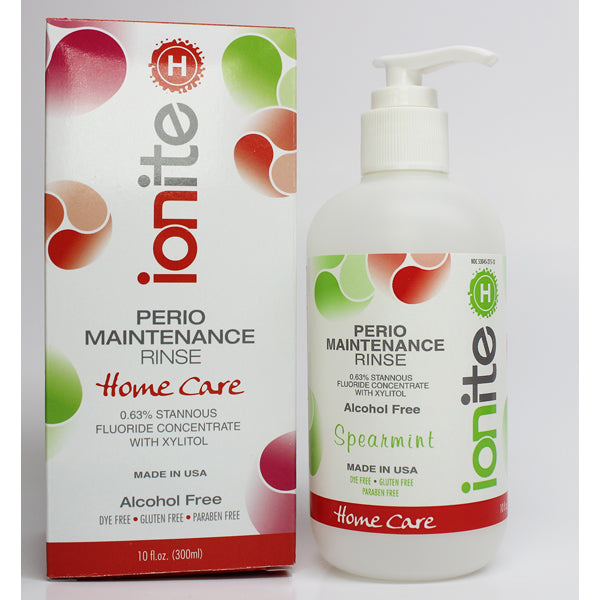 Dharma Ionite-H 0.63% Stannous Fluoride Perio Rinse, Spearmint, 300 mL
