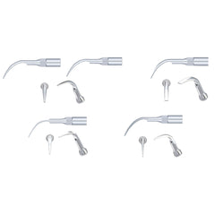Woodpecker DTE Assorted Silver Tips — 5/Pack