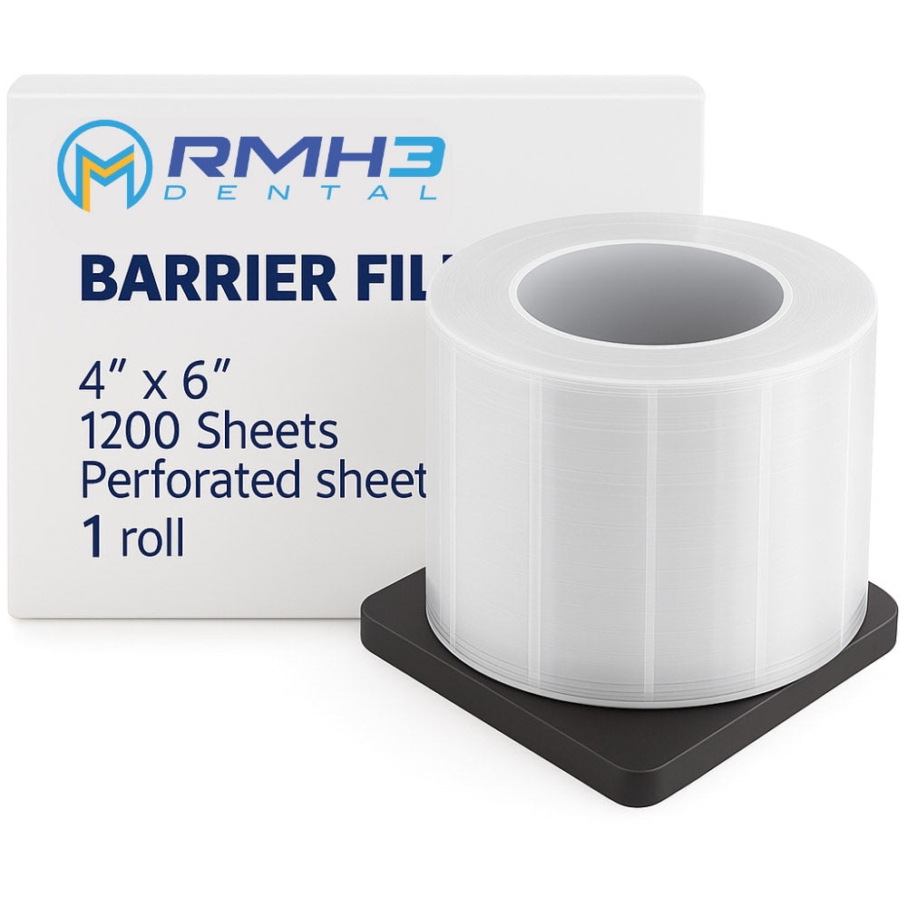 Barrier Film, Clear, 4" x 6" (10cm x 15cm), with 5mm Nonstick Edge — 1200/Pack