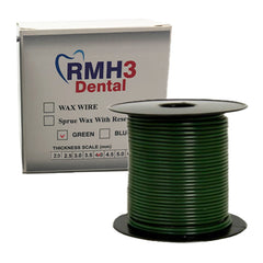 Wire Wax, 250 g Roll, 3.5 mm, Green — Sprue Wax