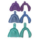 Edentulous #1-6 Assorted Perforated Impression Trays — 12/Pack