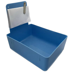 Dental Work Pans, Blue — 12/Pack