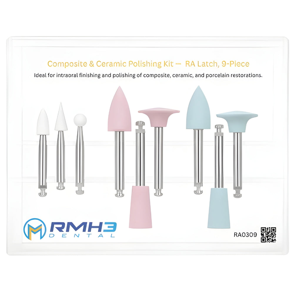 RMH3 Dental Supply 9-Piece Composite Polishing Kit — 1/Pack