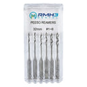 RayEndo Pro Peeso Reamers, 32mm #1-6 Assorted, Stainless Steel — 6/Box thumbnail 1