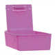 Lab Pan, Pink Plastic with Metal Clip, 7.5" x 6" x 8.5", Each