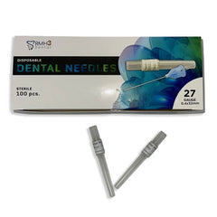 Dental Needle, 27G x 32mm, Universal Type — 100/Pack