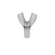 Light Blue #6 Small Lower Perforated Disposable Impression Tray — 12/Pack