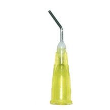 Pre-Bent Needle Tips, Yellow, 20 Gauge — 100/Bag