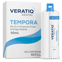 Veratiq Tempora Bis-Acryl Temporary Crown & Bridge Material, 10:1 Automix Cartridge, 50mL Refill, Shade A1 thumbnail 2