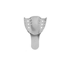 Light Blue #5 Small Upper Perforated Disposable Impression Tray — 12/Pack