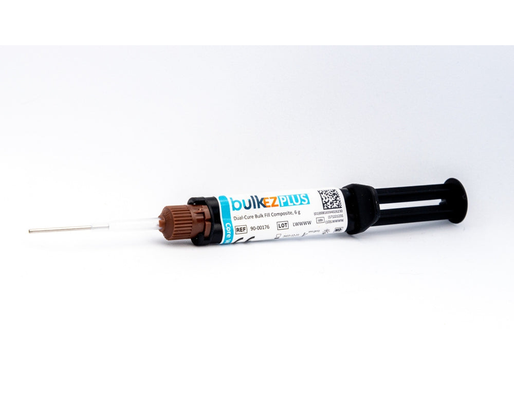 Zest Bulk EZ PLUS Core White Refill, 1x 6 gm syringe, 6 tips (19 gauge)