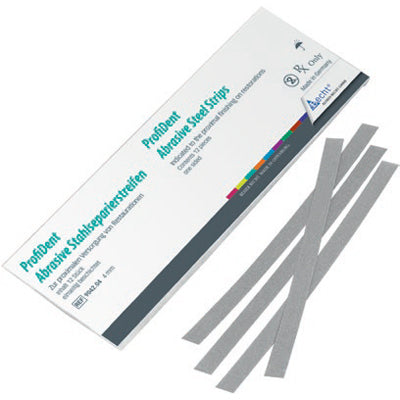 Becht ProfiDent Safe-Side Stainless Steel Separating Strips, 6mm, 12/Pk