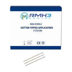 RMH3 Dental Cotton Applicator Tips 3"