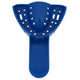 Dark Blue #5 Small Upper Perforated Disposable Impression Tray — 12/Pack