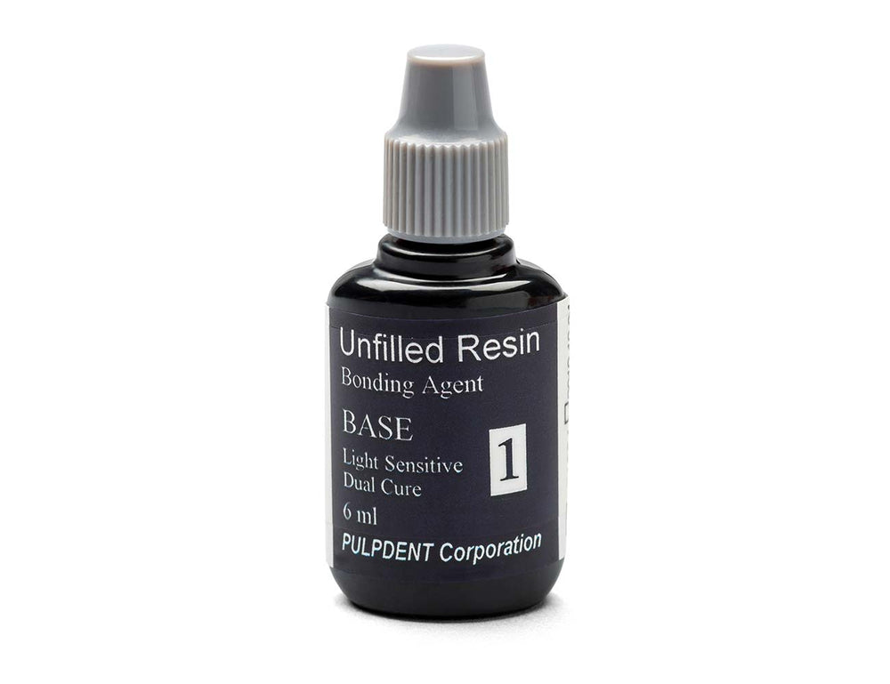 Pulpdent Unfilled Resin Bonding Agent, Part 1 Base, Light-Activated, 6 mL