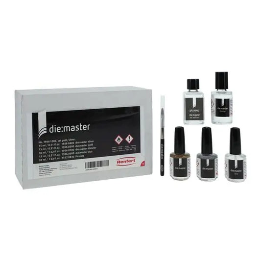 DieMaster Die Spacer Complete Kit GoldSilver 13Um Each - RMH3 Digital by RMH3 Dental