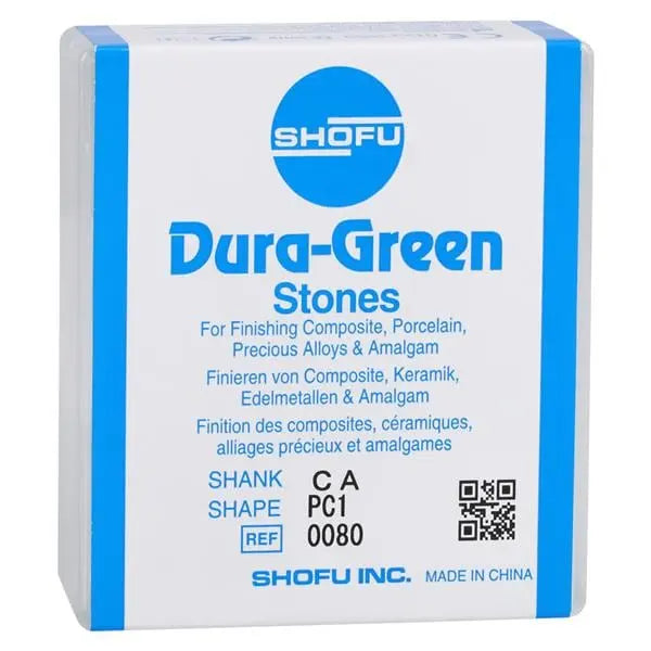 Dura Green Impregnated Silicone Carbide Stones Shofu Dental Corp