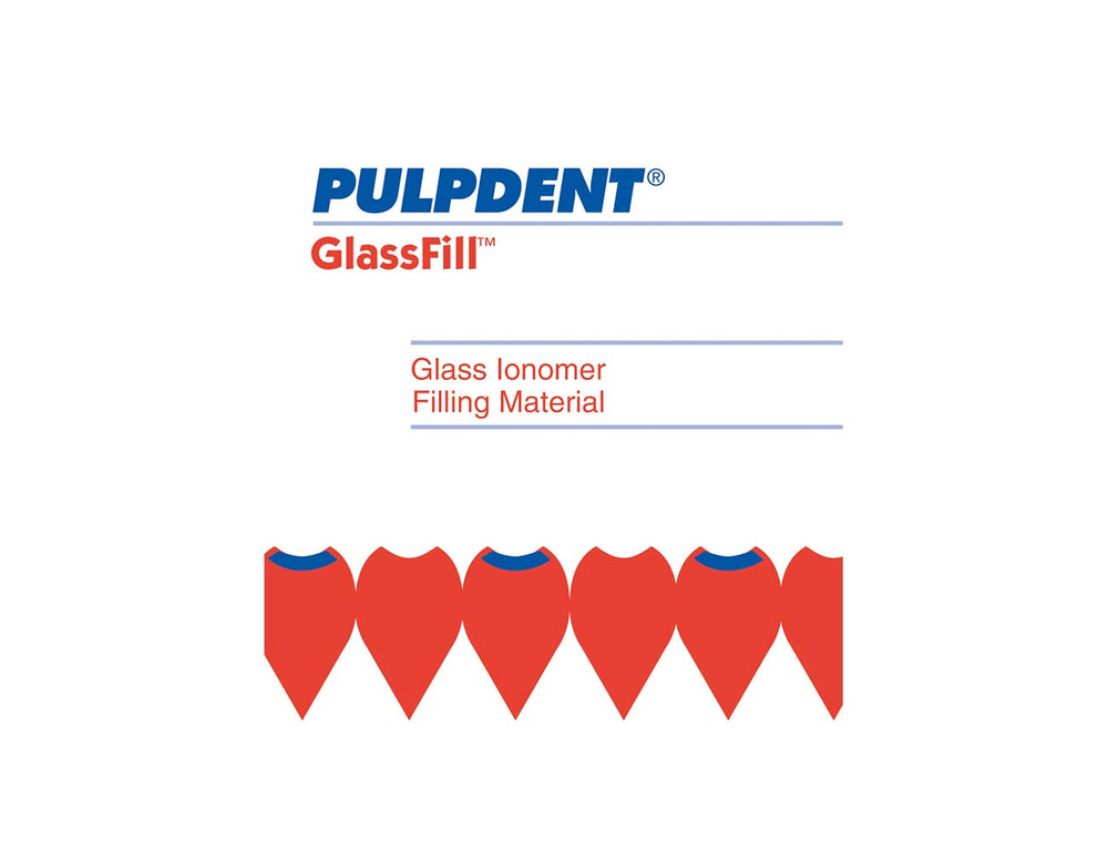 Pulpdent GlassFill Glass Ionomer, Universal Shade, 30 g Powder Kit