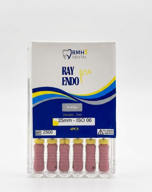 RayEndo Pro Stainless Steel, H-Files(6/Box)