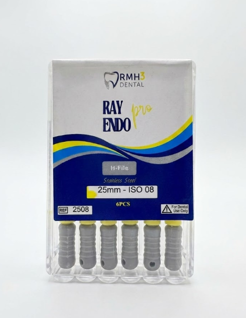 RayEndo Pro Stainless Steel, H-Files(6/Box)