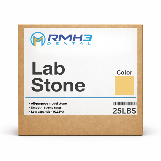 RMH3 Dental Yellow Lab Stone Buff, Regular Set 25 Lb