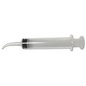 MARK3 Syringe #412, 12cc with Curved Tip, Non-Sterile, 50/Box - RMH3 Digital by RMH3 Dental