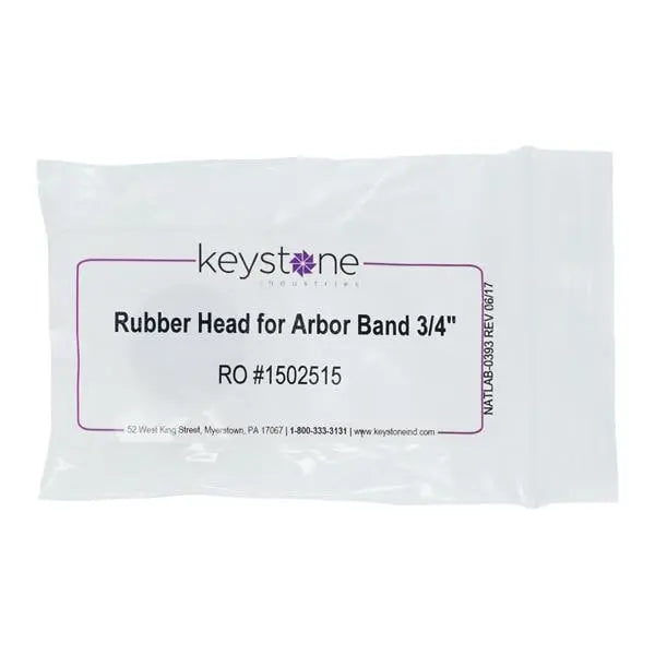 Mandrel Arbor Band Rubber Head Keystone Industries