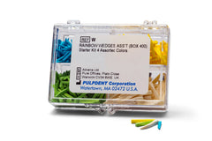 Pulpdent WEDGES-REFILL - bag of 100, Yellow, 15mm
